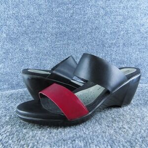 1803 Women's Portugal Slide Black Leather‎ Size 38M Gently Used 2025